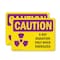 Signmission Radiation & Laser Sign, 7 in H x 10 in W, Vinyl Decal, Rectangle OS-2PACK-CR-D-710-L-10218 - alternate 1